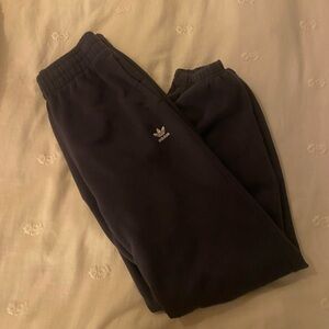navy blue adidas sweatpants